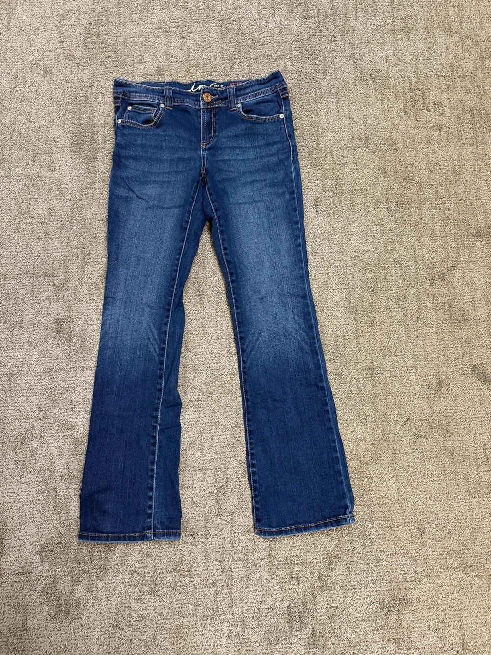 INC International Concepts Women's Dark Blue Bootcut Jeans